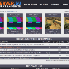 How to boost a Counter-Strike 1.6 server