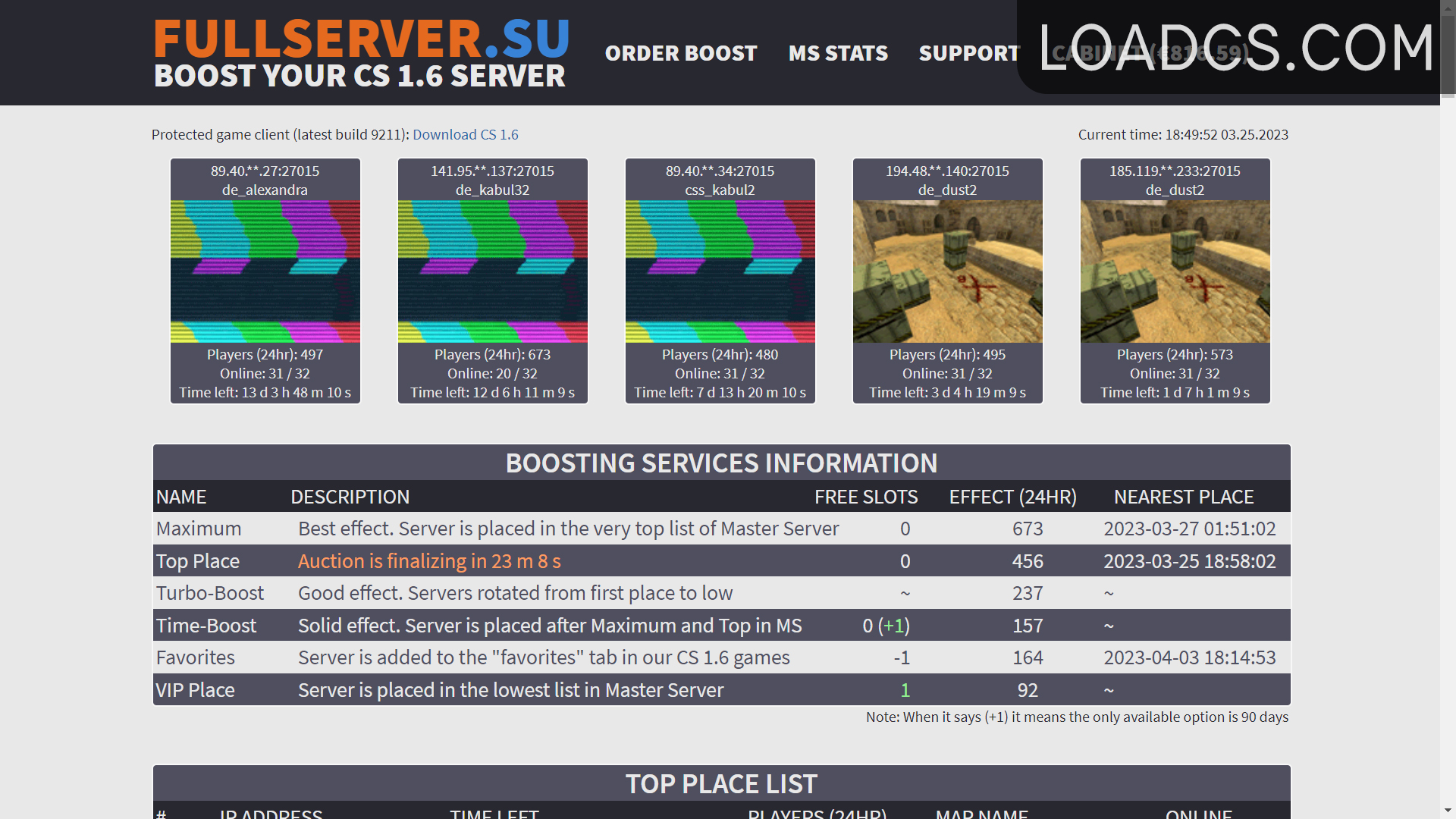 How to boost a Counter-Strike 1.6 server